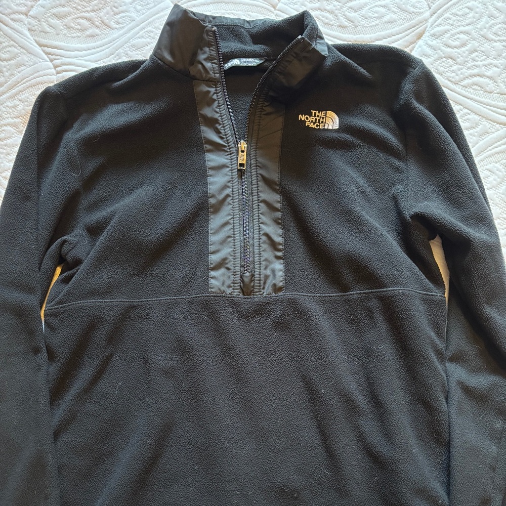 North Face fleece quarter zip
